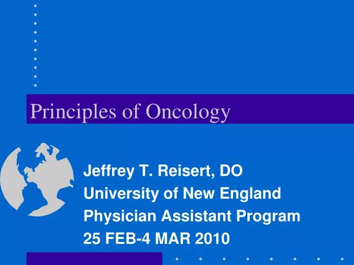 principles of oncology