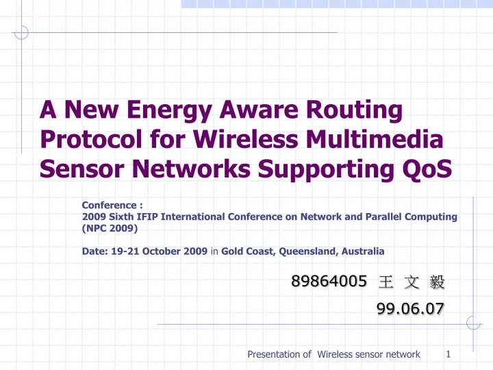 a new energy aware routing protocol for wireless multimedia sensor networks supporting qos