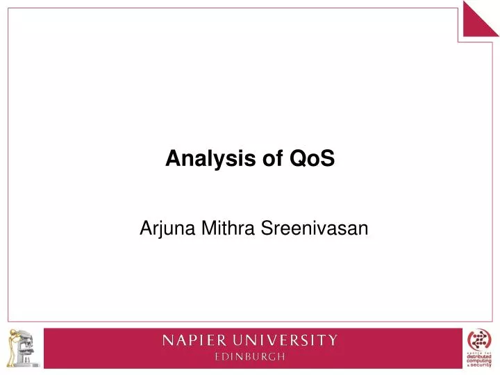 analysis of qos