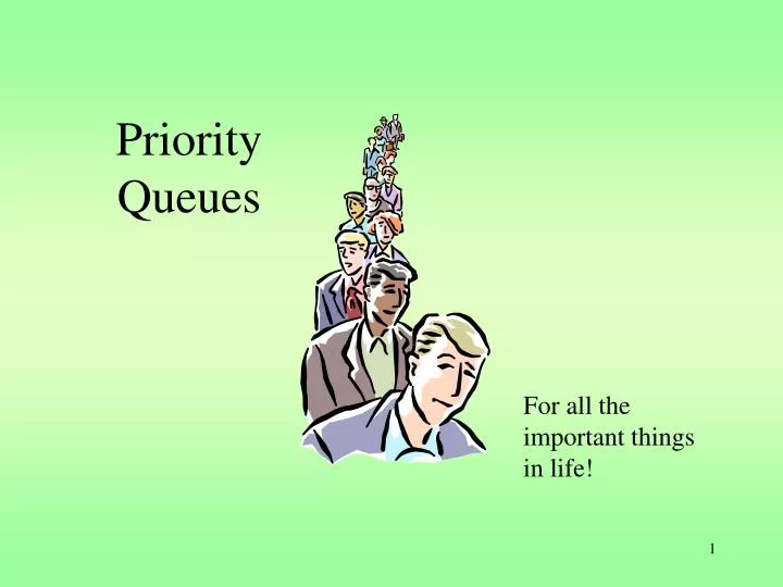 priority queues