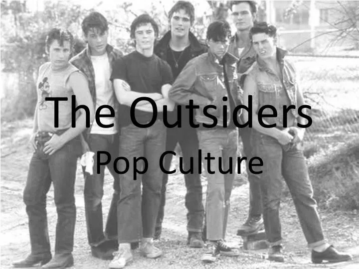 the outsiders pop culture