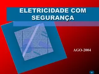 eletricidade com seguran a