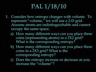 PAL 1/18/10