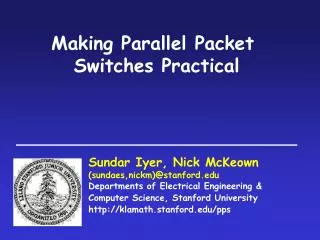Making Parallel Packet Switches Practical