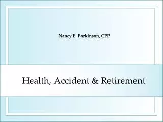 nancy e parkinson cpp