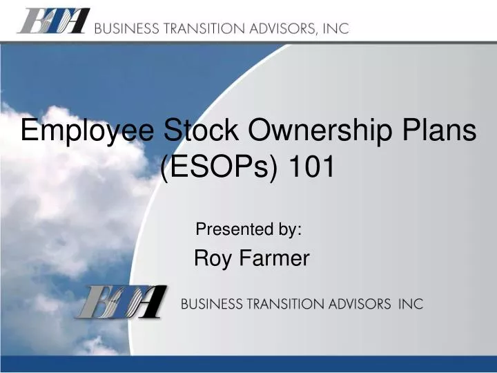employee stock ownership plans esops 101