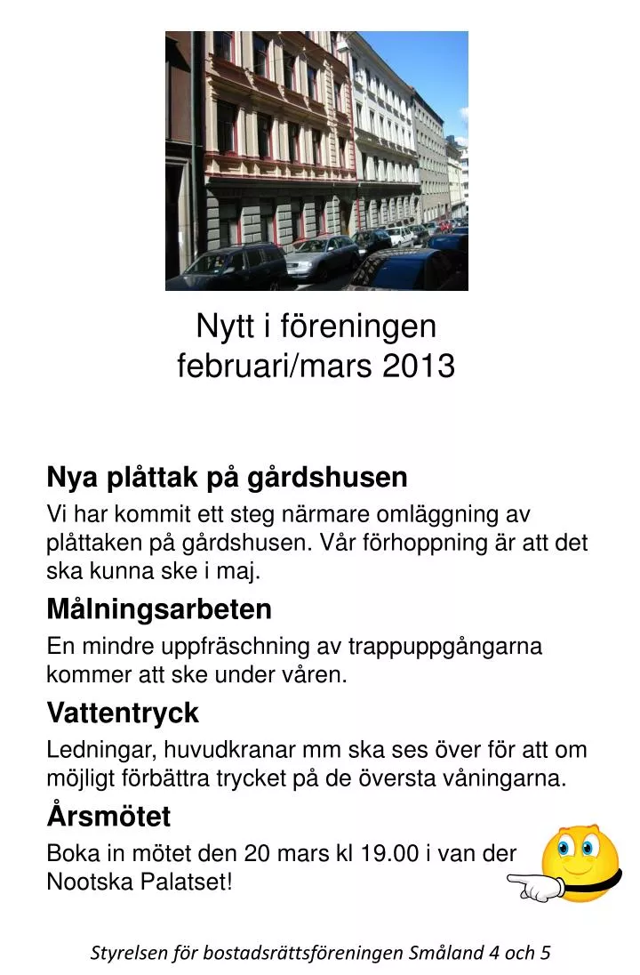 nytt i f reningen februari mars 2013