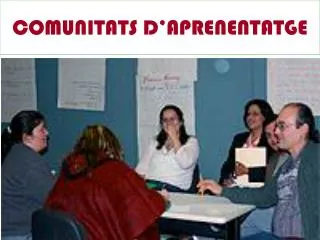 comunitats d aprenentatge