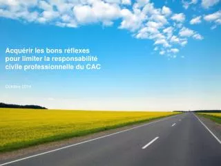 acqu rir les bons r flexes pour limiter la responsabilit civile professionnelle du cac octobre 2014