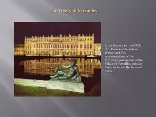 The Treaty of Versailles