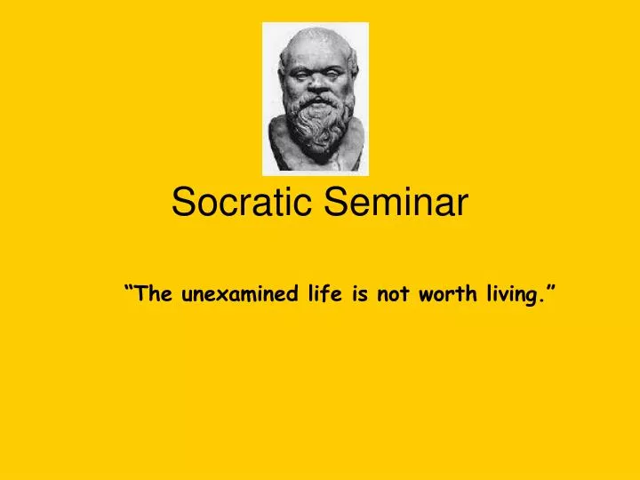 socratic seminar