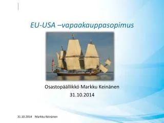 eu usa vapaakauppasopimus