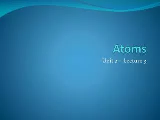 atoms