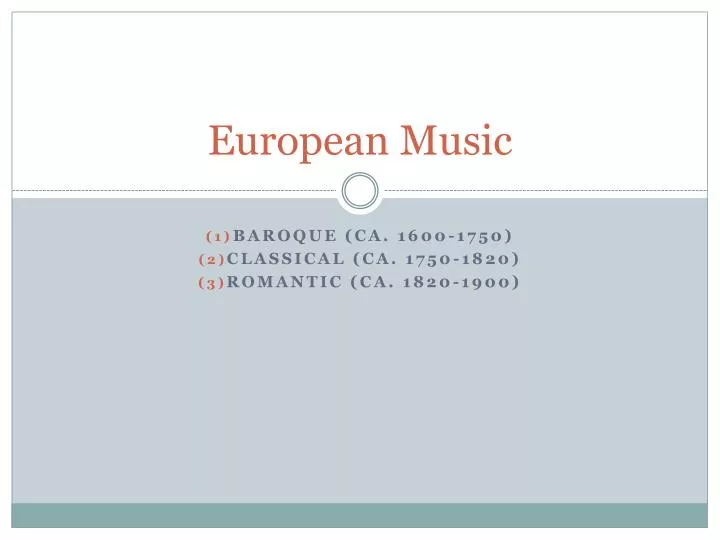 european music