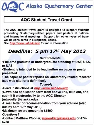 Deadline: 5 pm 17 th May 2013