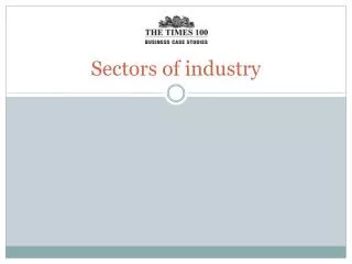 Sectors of industry