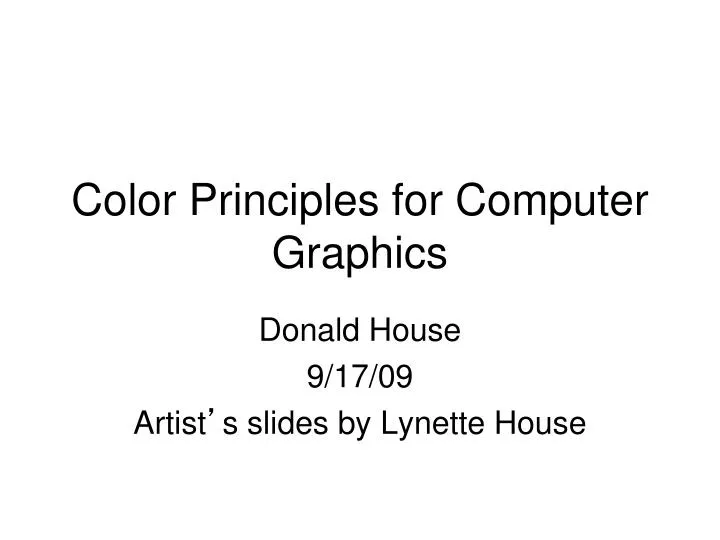 donald house 9 17 09 artist s slides by lynette house
