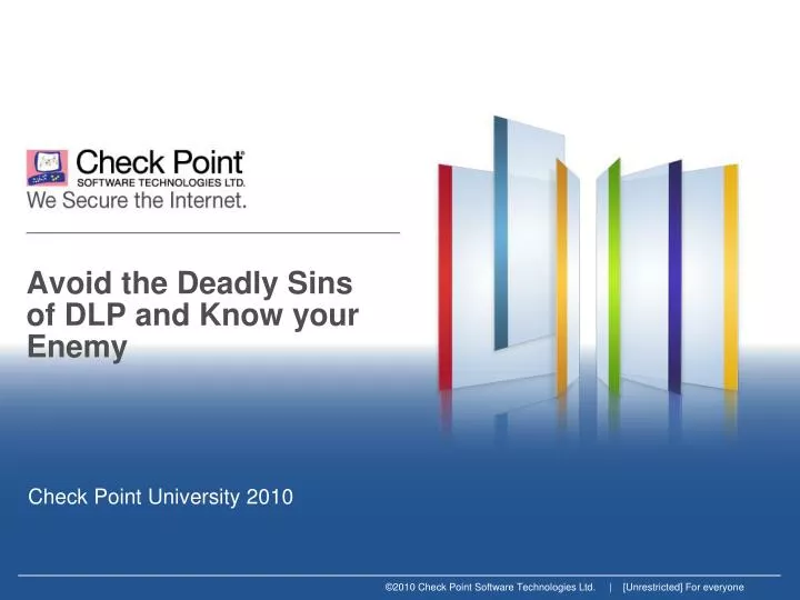 avoid the deadly sins of dlp and know your enemy