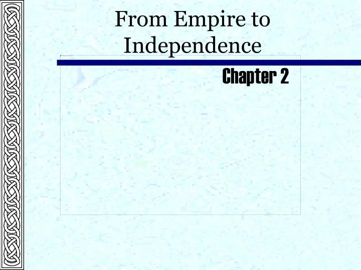 from empire to independence