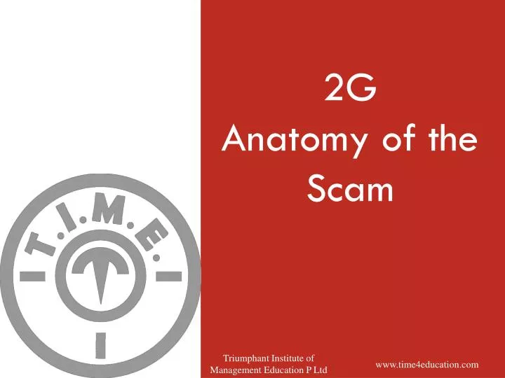 2g anatomy of the scam