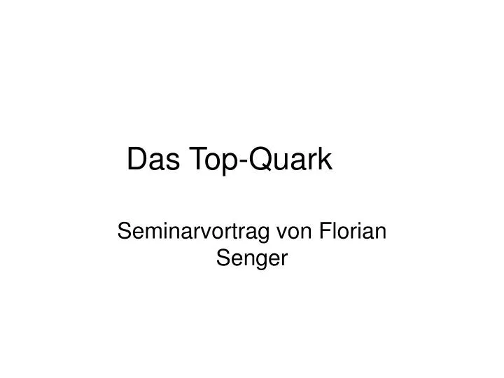 das top quark