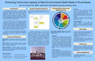 Enhancing Community Capacity to Meet Environmental Health Needs in Rural Alaska