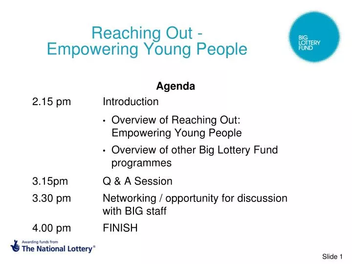 reaching out empowering young people