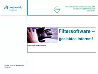 filtersoftware gesiebtes internet