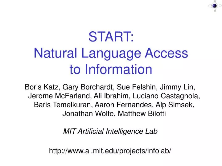 start natural language access to information