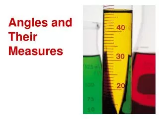 angles and their measures