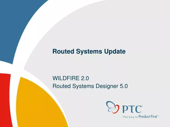 routed systems update