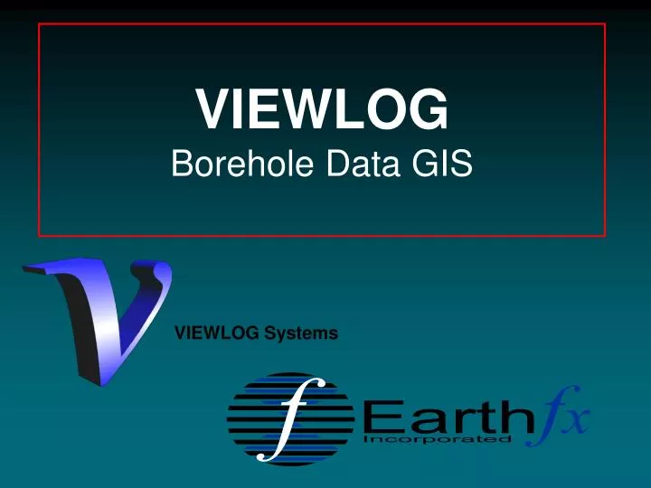 viewlog borehole data gis