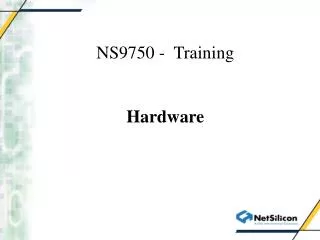 NS9750 - Training Hardware