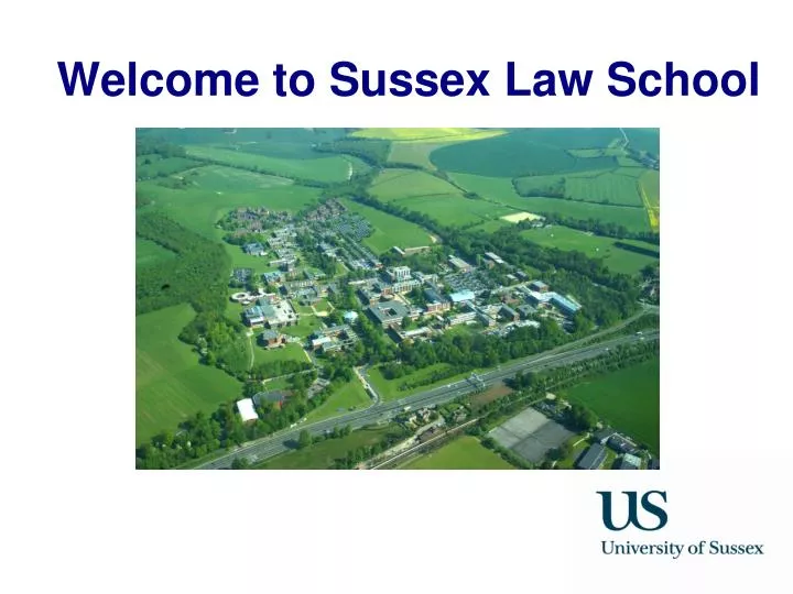 welcome to sussex law school