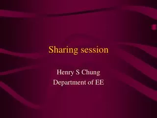 Sharing session