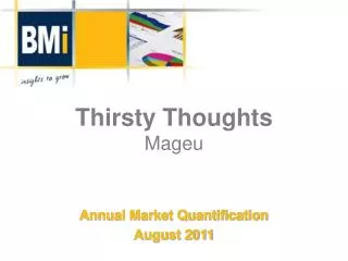 Thirsty Thoughts Mageu