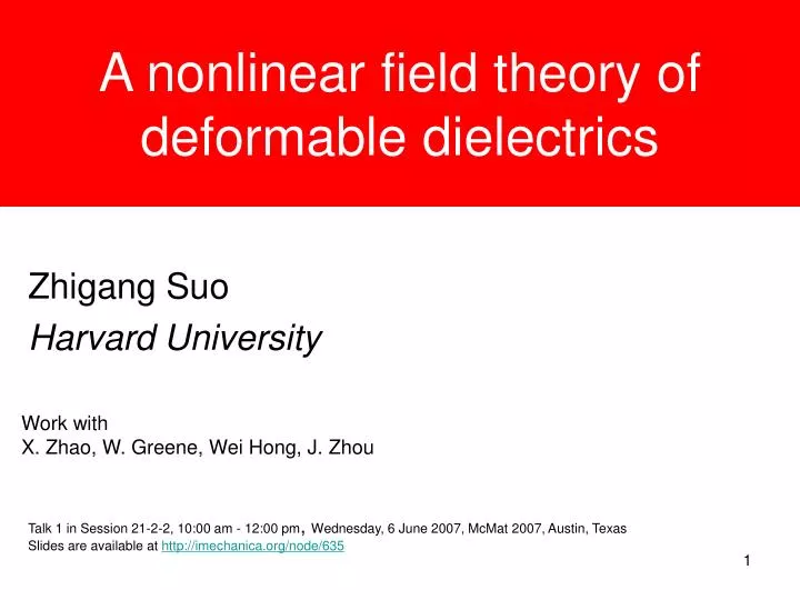 a nonlinear field theory of deformable dielectrics