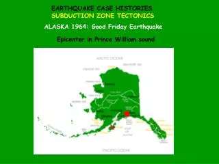 EARTHQUAKE CASE HISTORIES SUBDUCTION ZONE TECTONICS