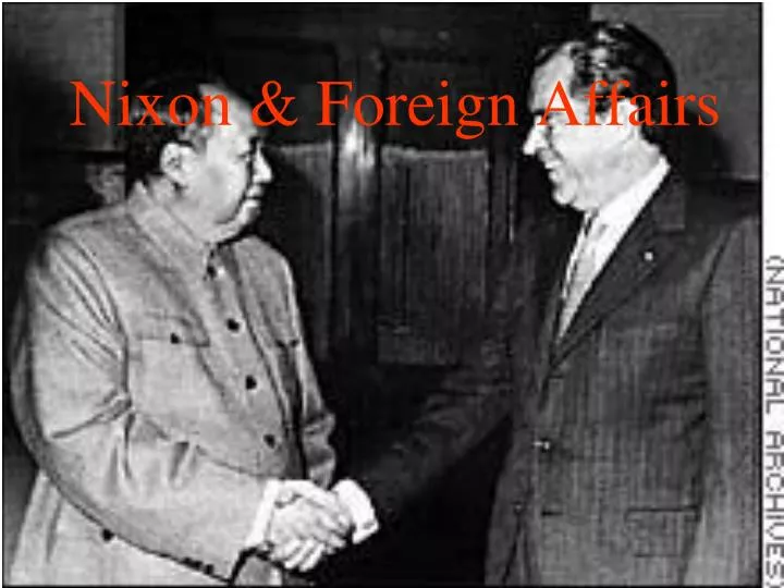 nixon foreign affairs