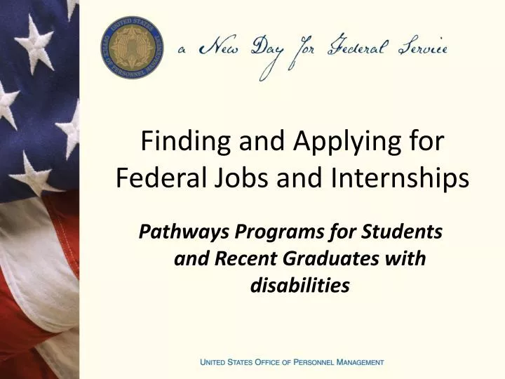 pathways programs for students and recent graduates with disabilities