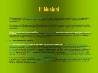 el musical