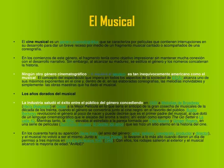 el musical