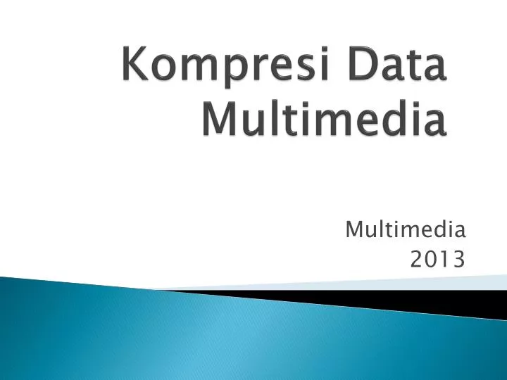 kompresi data multimedia