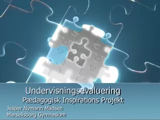undervisningsevaluering p dagogisk inspirations projekt