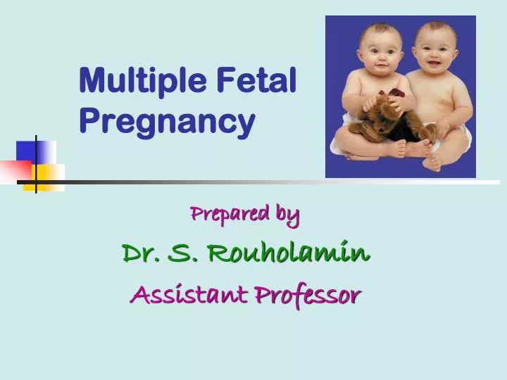 multiple fetal pregnancy