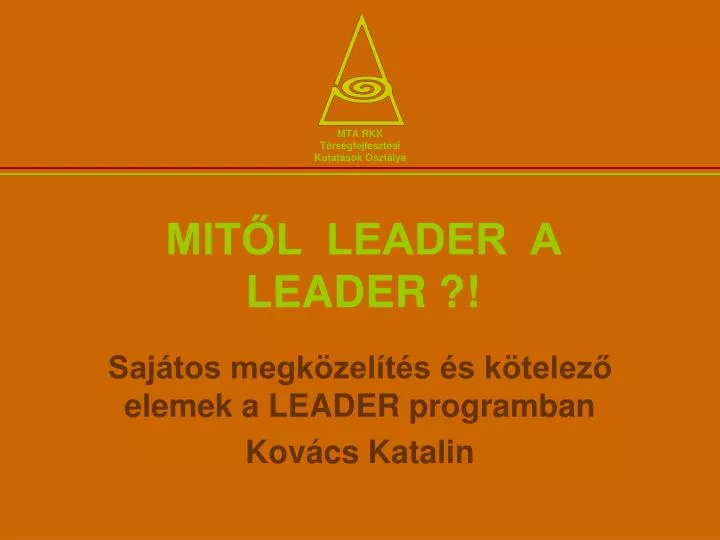 mit l leader a leader