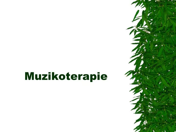 muzikoterapie