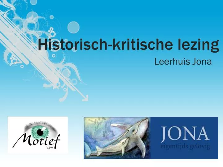 historisch kritische lezing