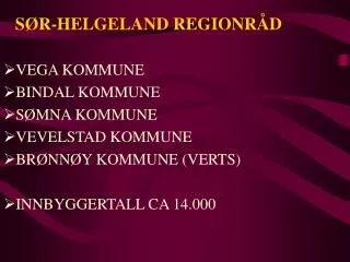 s r helgeland regionr d