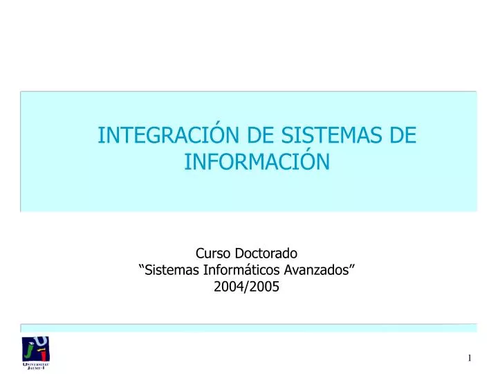 integraci n de sistemas de informaci n